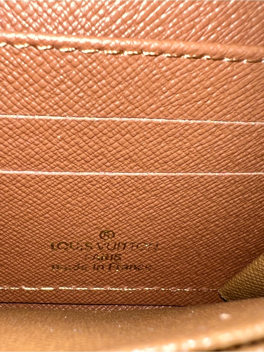 Women's Louis Vuitton Monogram Zippy Coin Purse Wallet brown & gold - Picture 6 of 7